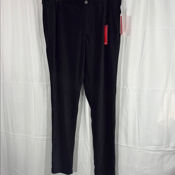 Redvanly Collins Corduroy Trouser in Tuxedo Black Size XL with 32 Inseam - Picture 4 of 15